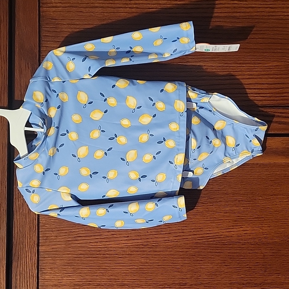 Carter's just one you- Two piece lemon rashguard set